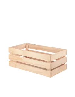 Grande boîte de rangement en bois pour étagère NOVA, 23x68x36 cm