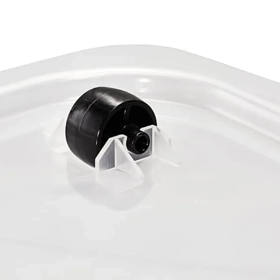 Grande Boîte Plate sous lit à roulettes 61 litres