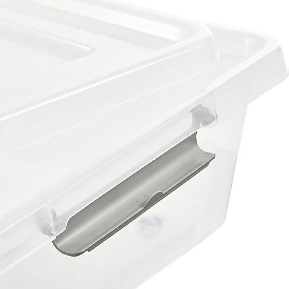 Grande Boîte Plate sous lit à roulettes 61 litres