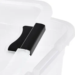 Grande Boîte transparente à roulettes pour ranger les jouets