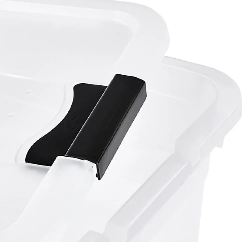 Grande Boîte transparente à roulettes pour ranger les jouets