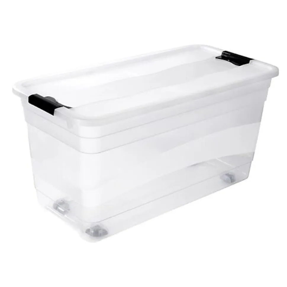 Grande Caisse de rangement avec roulettes 83 litres