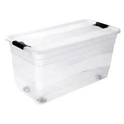 Grande Caisse de rangement avec roulettes 83 litres