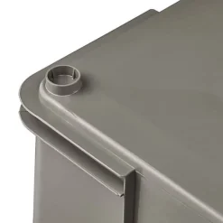 Grande Caisse empilable en plastique recyclé 54 litres - Gris