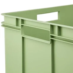 Grande Caisse empilable en plastique recyclé 54 litres - Vert