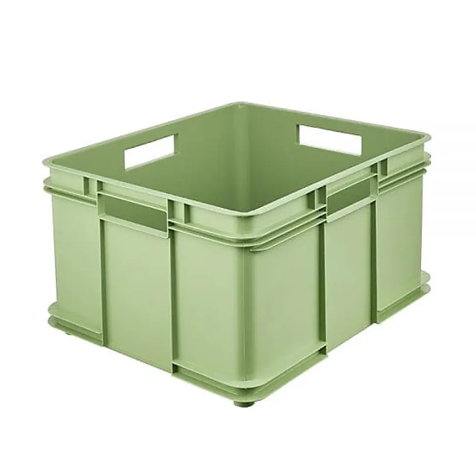 Grande Caisse empilable en plastique recyclé 54 litres - Vert