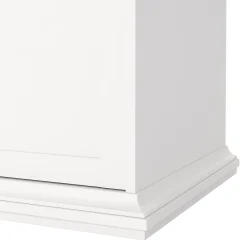 Grande Garde-robe Amarena, Meubles de chambre, Penderie de plain-pied, Placard à vêtements, 181x61 h201 cm, Blanc
