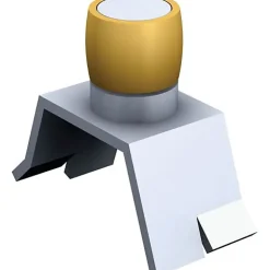 Guide olive laiton à sceller pour U 30x30mm - MANTION - 1100