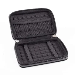 HDC3 BK Etui pour disque dur GPS liseuse batterie externe 11 x 16 cm Housse de protection antichoc rigide EVA Duronic