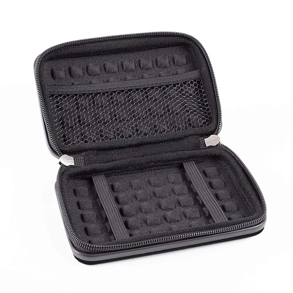 HDC3 BK Etui pour disque dur GPS liseuse batterie externe 11 x 16 cm Housse de protection antichoc rigide EVA Duronic