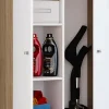Holz Besenschrank Putzschrank Vandol K