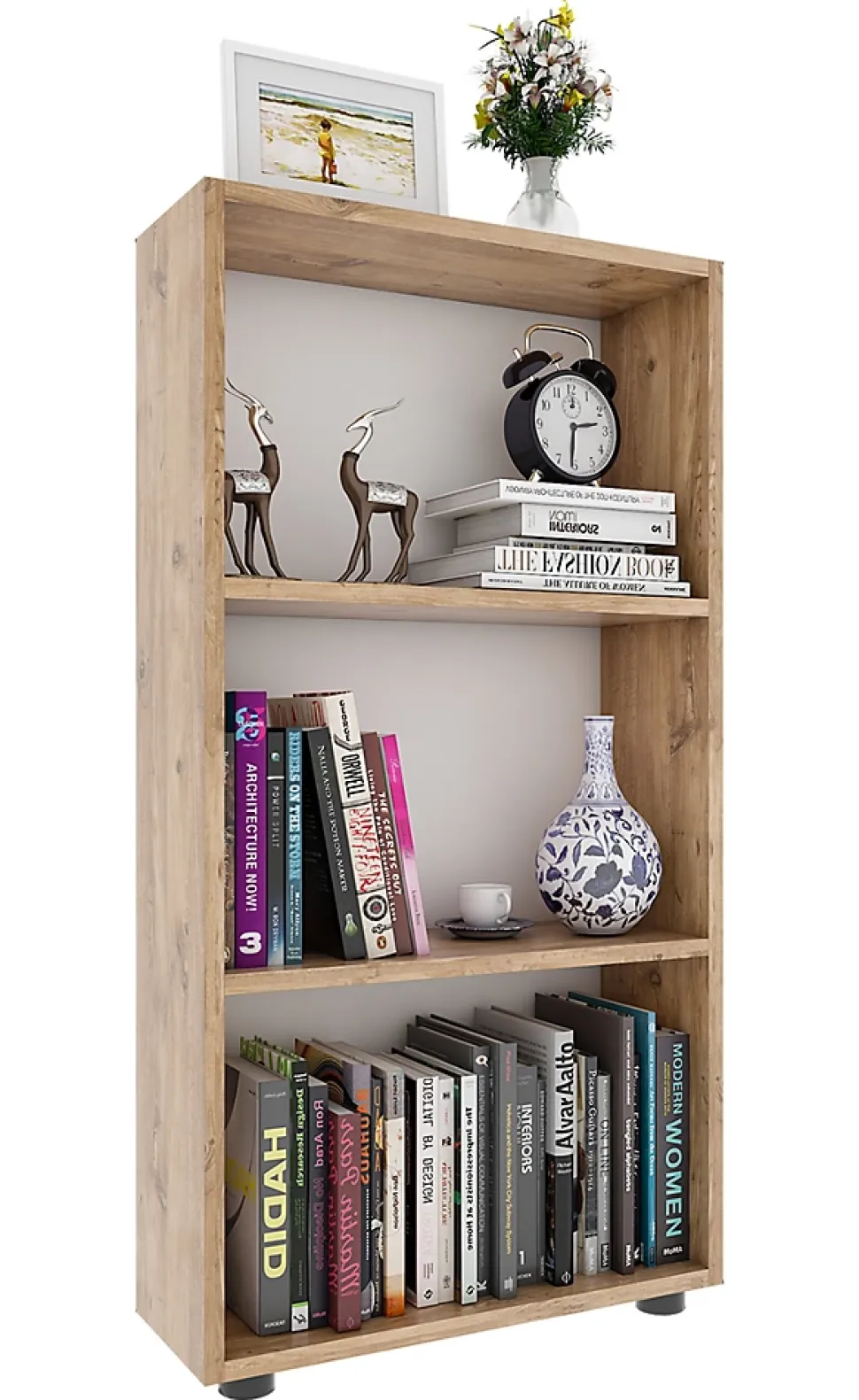 Holz Büro Regal Aktenregal Bulas 3f