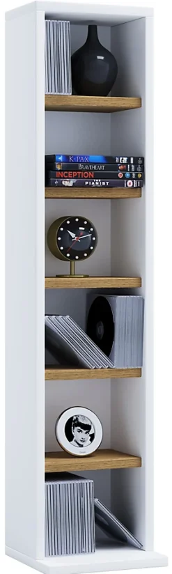 Holz CD DVD Aufbewahrung Regal Elementa