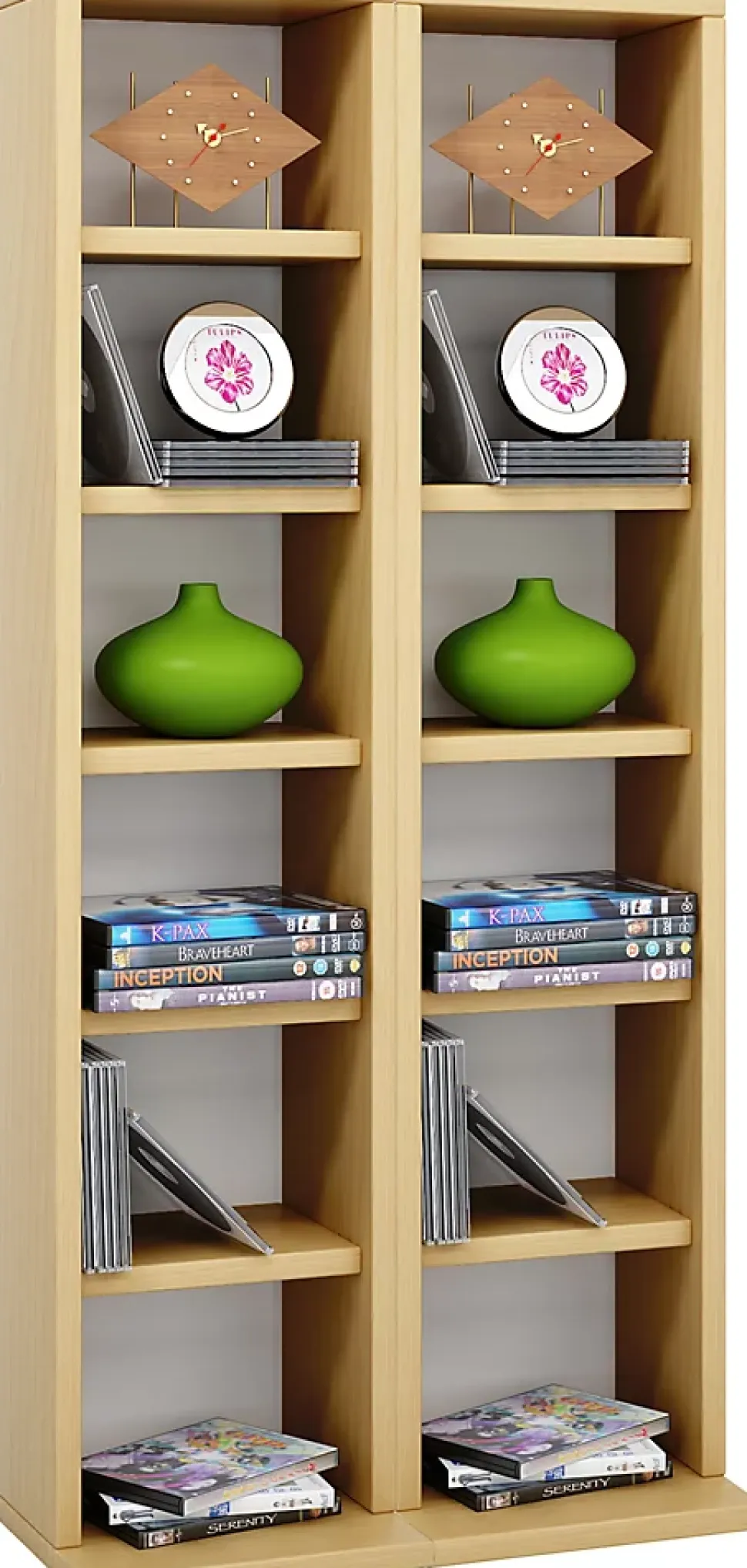 Holz CD DVD Stand Regal Schrank Milano