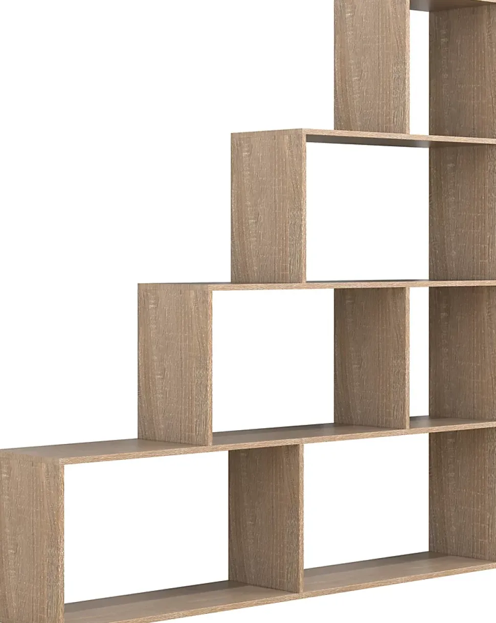 Holz Regal Raumteiler Bücher Dubila L
