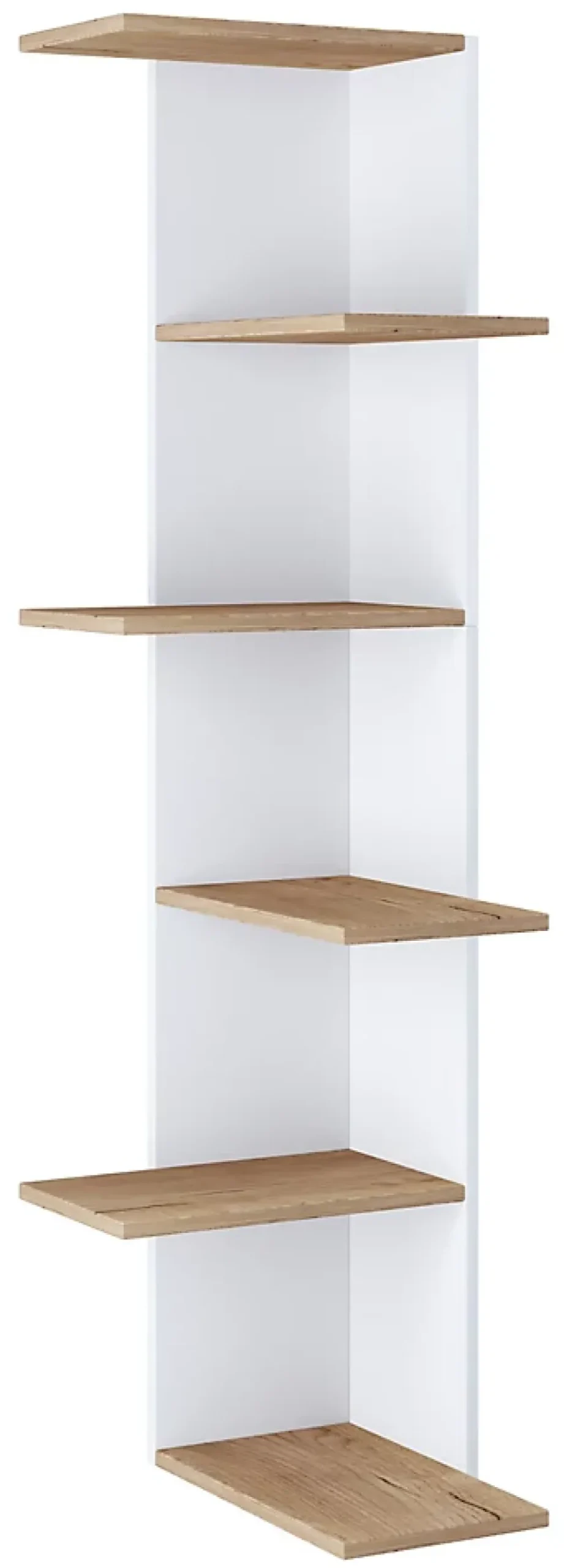 Holz Wandregal Eckregal Regal Balos XL