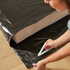 Housse de protection matelas 2 places - 170 x 230 cm - Imperméable et anti-poussière - Fermeture facile