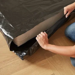 Housse de protection matelas 2 places - 170 x 230 cm - Imperméable et anti-poussière - Fermeture facile