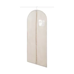 Housse de rangement pour vêtement Compactor Nancy beige H. 137 x L. 60 cm