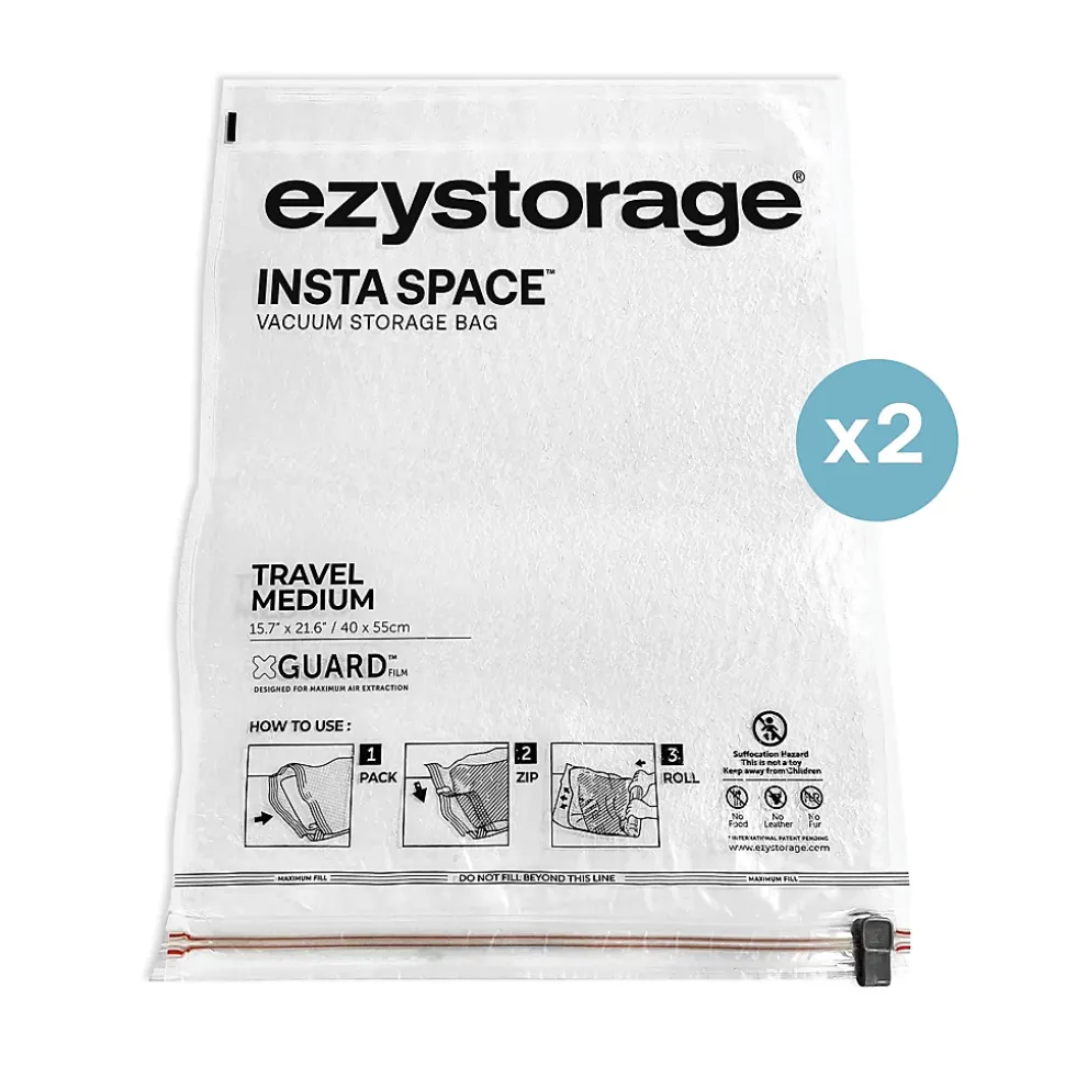 Housse de rangement sous vide taille de voyage m Ezy Storage Instaspace vendue par 2