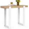 ID MARKET Console PHOENIX bois et blanc