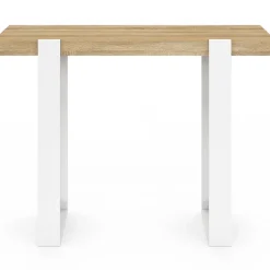 ID MARKET Console PHOENIX bois et blanc