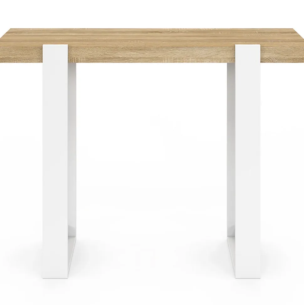 ID MARKET Console PHOENIX bois et blanc