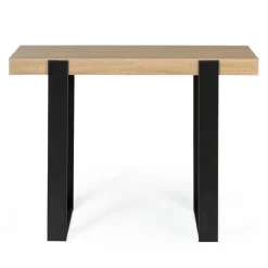 IDMARKET Console PHOENIX bois et noir