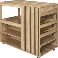 Ilot de cuisine en bois Klaus - Type: Buffet de cuisine