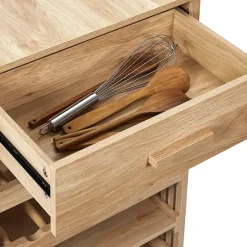 Ilot de cuisine en bois Klaus - Type: Buffet de cuisine