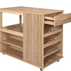 Ilot de cuisine en bois Klaus - Type: Buffet de cuisine