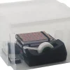 Iris Ohyama, Boites de Rangement Polyvalente, 30L, Lot de 3, Transparent, USB-M