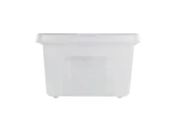 Iris Ohyama, Petite Boite de Rangement Multi-Usages, 5L, Lot de 10, Transparent, MCB-5
