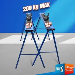 Jeu de 2 tréteaux pliables - Workmen storage