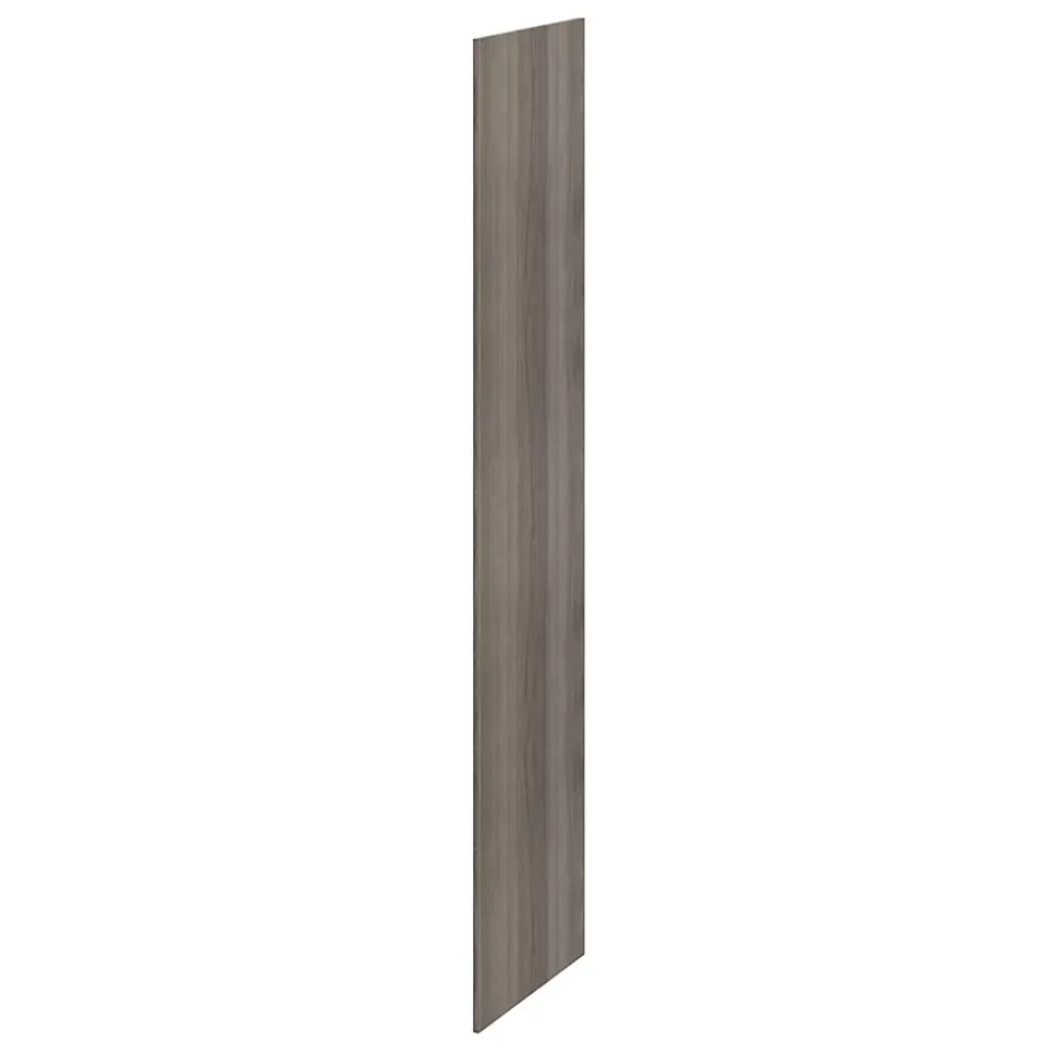 Joue de finition chêne grisé GoodHome Atomia H. 260 x L. 60 cm