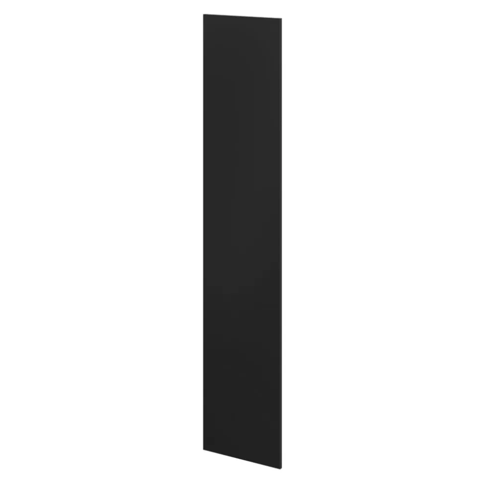 Joue de finition noir GoodHome Atomia H. 225 x l. 47 x P. 1,8 cm