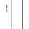 Joue de finition noyer L.70 cm x H.250 x ép.1,8 cm, GoodHome Atomia