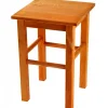 KADAX Chaise Tabouret de Cuisine en Bois 43,5 cm Aulne Massif