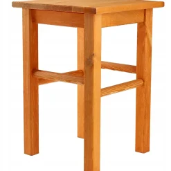 KADAX Chaise Tabouret de Cuisine en Bois 43,5 cm Aulne Massif