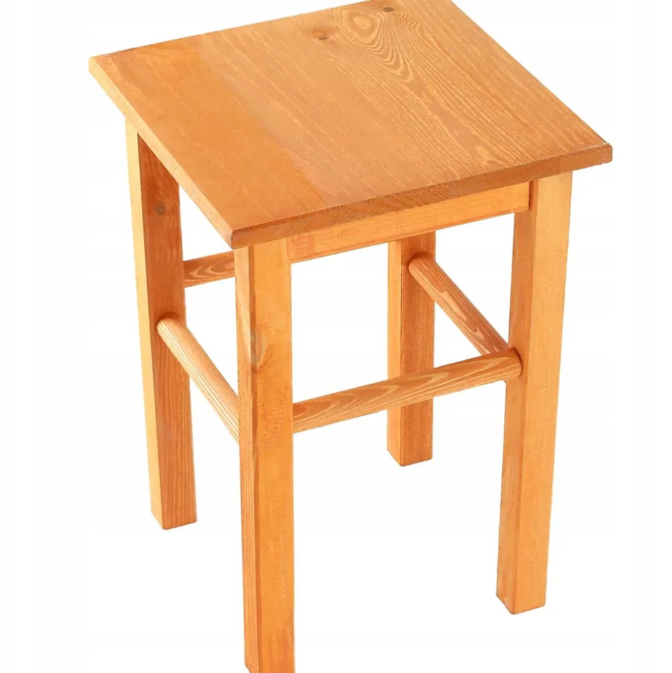 KADAX Chaise Tabouret de Cuisine en Bois 43,5 cm Aulne Massif