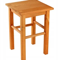 KADAX Chaise Tabouret de Cuisine en Bois 43,5 cm Aulne Massif
