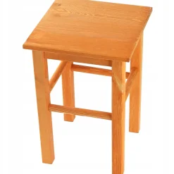 KADAX Chaise Tabouret de Cuisine en Bois 43,5 cm Aulne Massif