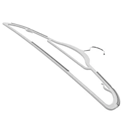 KADAX Cintre avec Surface Antidérapante pour Vêtements Gris 10 pcs