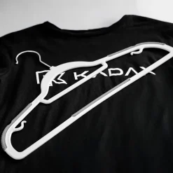 KADAX Cintre avec Surface Antidérapante pour Vêtements Gris 10 pcs