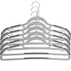 KADAX Cintre avec Surface Antidérapante pour Vêtements Gris 5 pcs