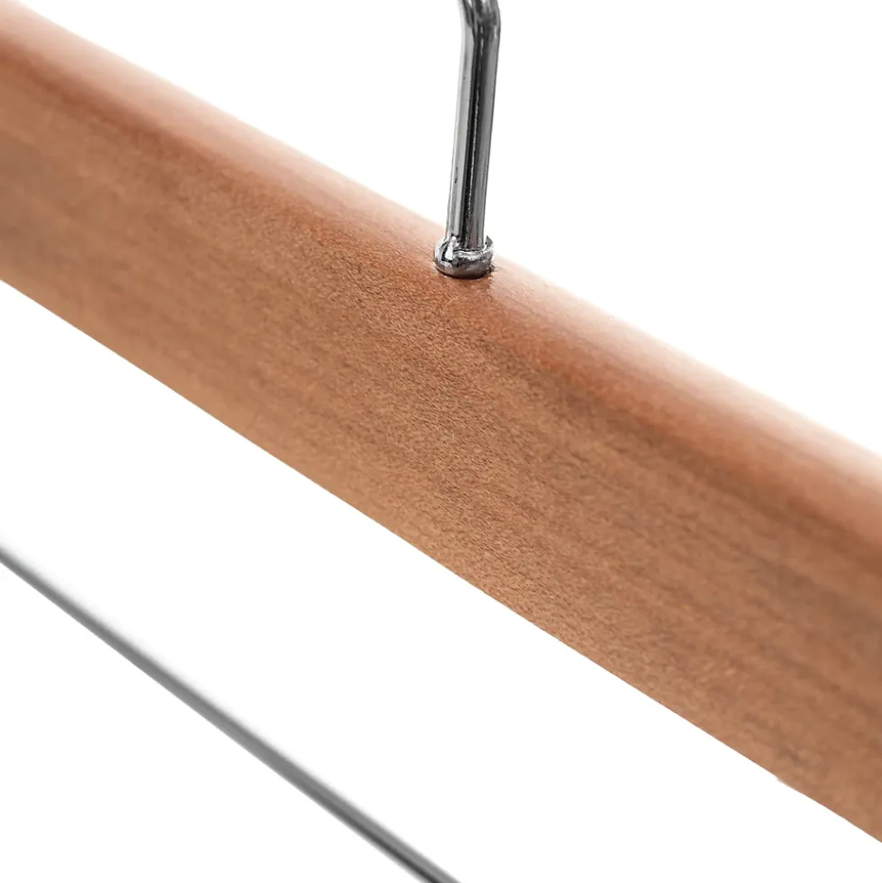 KADAX Cintre en bois avec pinces à vêtements 1 pièce