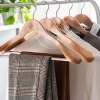 KADAX Cintre en Bois Ensemble de Vêtements 6 pcs