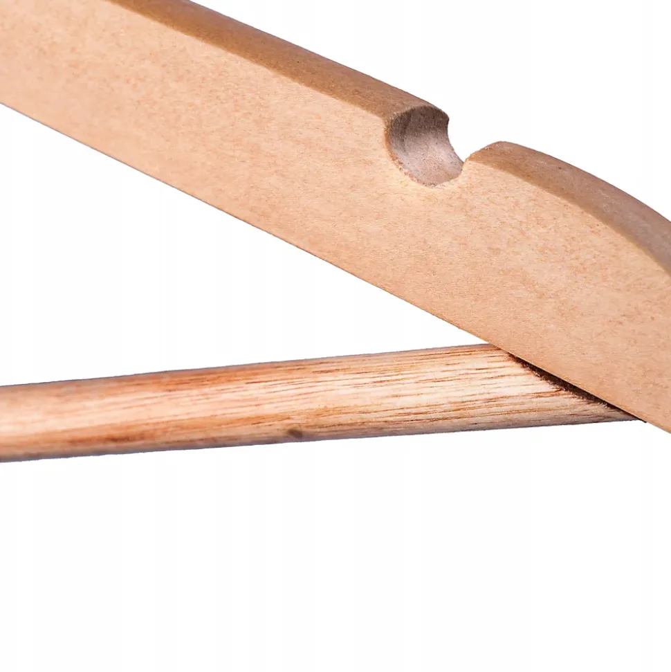 KADAX Cintre en Bois pour Vêtements et T-Shirts pour la Garde-Robe
