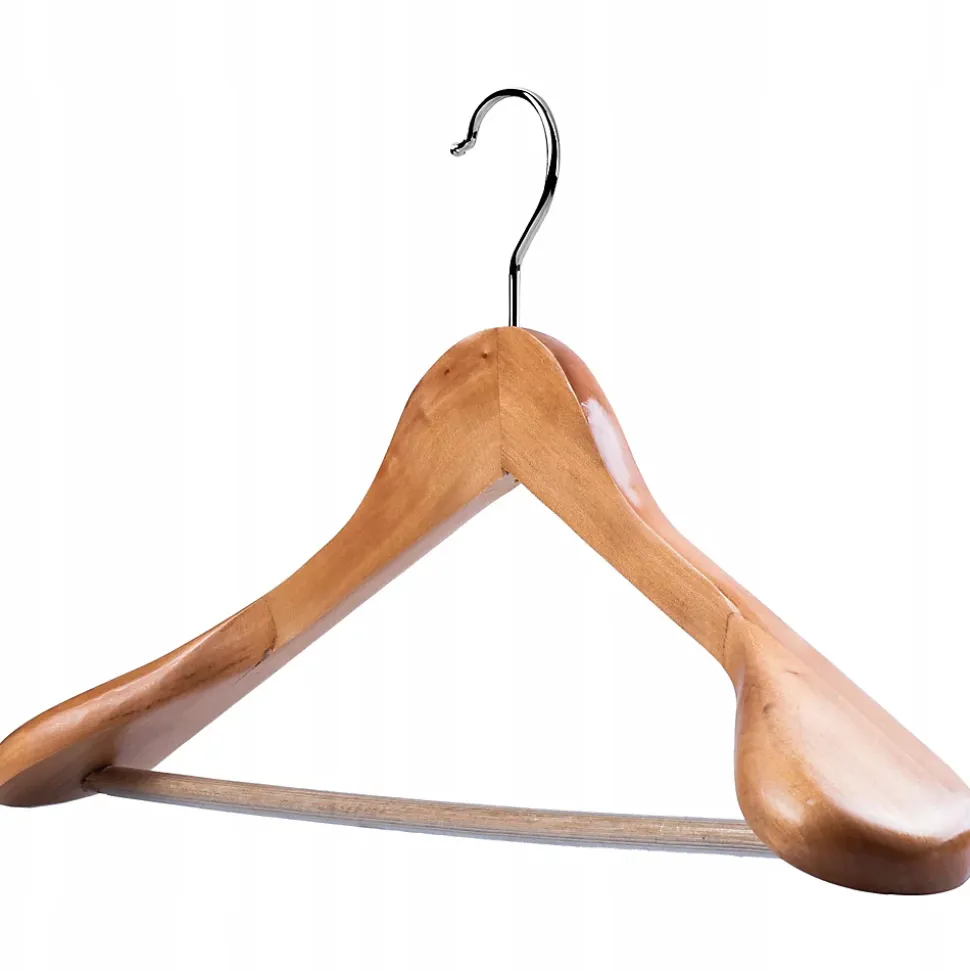 KADAX Cintre en Bois Vêtements Solides 1 pièce