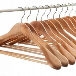 KADAX Cintre en Bois Vêtements Solides 1 pièce